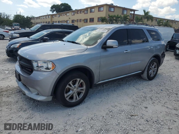 2013 Dodge Durango Crew z VIN 1C4RDJDGXDC696119, wystawiony jako Copart lot #58226905 z przebiegiem 154 915 mil mil oraz Czysty tytuł • Clean title. Historia ofert i sprzedaży dostępna na DreamBid. Obrazek 1.