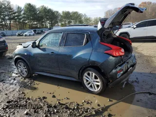 2014 Nissan Juke SV with VIN JN8AF5MV4ET362235, listed as a Copart auction lot 80302924 with 143,862 mi miles and Salvage title. Bid and sale history available at DreamBid. Image 2.