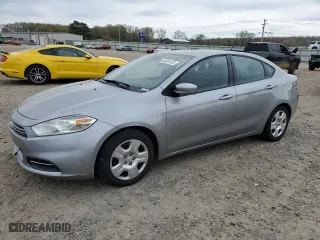 2015 Dodge Dart SE with VIN 1C3CDFAA8FD276282, listed as a Copart auction lot 50651525 with 128,634 mi miles and Salvage Title. Bid and sale history available at carsss.com. Image 1.