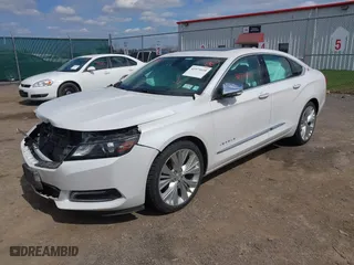 2018 Chevrolet Impala Premier with VIN 2G1125S35J9123960, listed as a IAAI auction lot 41971618 with 82,823 mi miles. Bid and sale history available at carsss.com. Image 2.