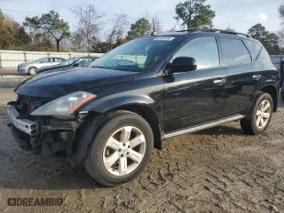 2006 Nissan Murano SE with VIN JN8AZ08W56W551862, listed as a Copart auction lot 84145144 with 76,829 mi miles and Clean Title. Bid and sale history available at carsss.com. Image 1.
