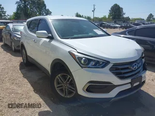 2017 Hyundai Santa Fe Sport 2.4L with VIN 5NMZT3LB4HH032913, listed as a IAAI auction lot 41978352 with 92,801 mi miles. Bid and sale history available at carsss.com. Image 1.