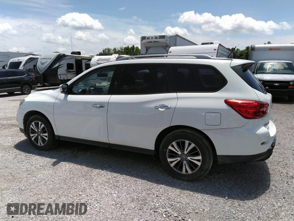 2017 Nissan Pathfinder SV with VIN 5N1DR2MN8HC665291, listed as a IAAI auction lot 42560354 with 190,336 mi miles and . Bid and sale history available at DreamBid. Image 14.