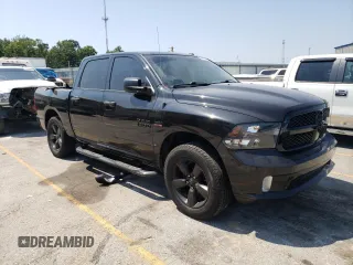 2017 Ram 1500 Express with VIN 3C6RR7KT0HG573802, listed as a Copart auction lot 65900404 with 100,654 mi miles and Salvage title. Bid and sale history available at DreamBid. Image 4.