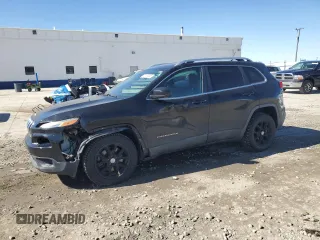 2014 Jeep Cherokee Latitude with VIN 1C4PJLCB3EW288336, listed as a Copart auction lot 47109955 with 109,293 mi miles and Salvage Title. Bid and sale history available at carsss.com. Image 1.