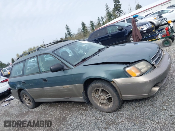 2000 Subaru Legacy Outback with VIN 4S3BH6759Y7633587, listed as a IAAI auction lot 41997161 with 174,415 mi miles and . Bid and sale history available at DreamBid. Image 14.