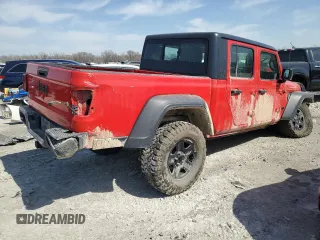 2021 Jeep Gladiator Sport S with VIN 1C6JJTAGXML540532, listed as a Copart auction lot 48422645 with 97,372 mi miles and Salvage title. Bid and sale history available at DreamBid. Image 3.