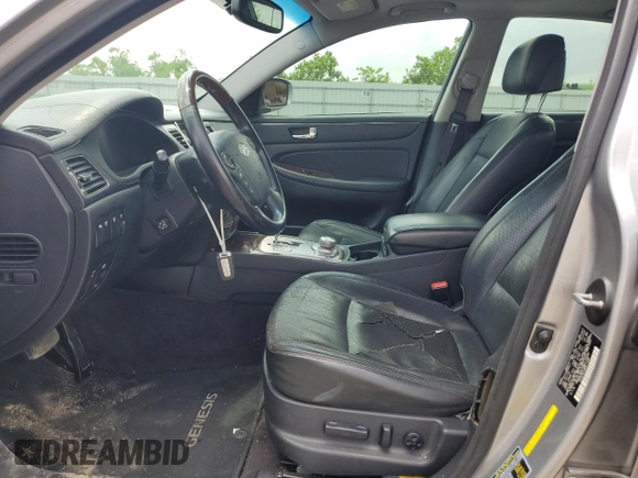 2011 Hyundai Genesis with VIN KMHGC4DF1BU119646, listed as a Copart auction lot 54144445 with Not Provided miles and Salvage Title. Bid and sale history available at DreamBid. Image 7.