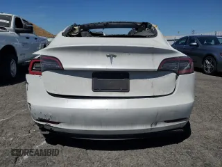 2023 Tesla Model 3 with VIN 5YJ3E1EA0PF491347, listed as a Copart auction lot 64136235 with Not provided miles and Clean title. Bid and sale history available at DreamBid. Image 6.