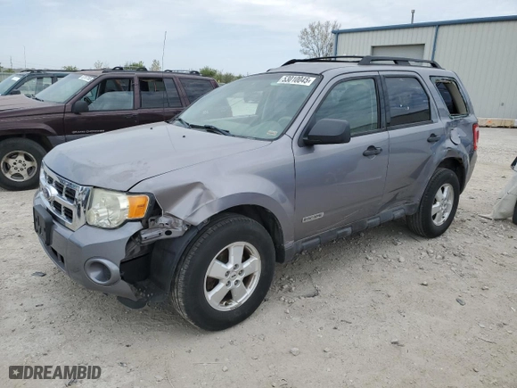2008 Ford Escape XLS with VIN 1FMCU02Z98KB67465, listed as a Copart auction lot 53010045 with 189,367 mi miles and Clean Title. Bid and sale history available at carsss.com. Image 1.