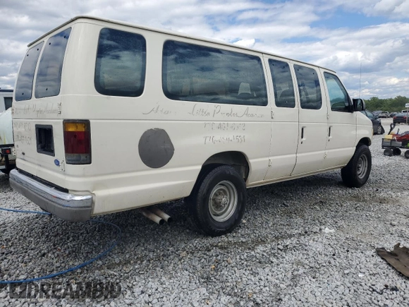 1992 Ford Econoline Wagon Super Custom z VIN 1FBJS31H3NHB08839, wystawiony jako Copart lot #55049275 z przebiegiem 158 054 mil mil oraz Szkody całkowita. Historia ofert i sprzedaży dostępna na DreamBid. Obrazek 3.