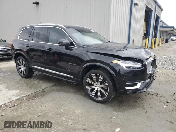 2023 Volvo XC90 Ultimate with VIN YV4062PA7P1982670, listed as a Copart auction lot 43062435 with 0 mi miles and Salvage Title. Bid and sale history available at carsss.com. Image 4.
