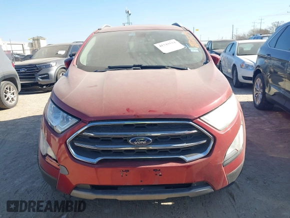 2019 Ford EcoSport Titanium with VIN MAJ3S2KEXKC272574, listed as a IAAI auction lot 41743534 with 83,248 mi miles and . Bid and sale history available at DreamBid. Image 12.