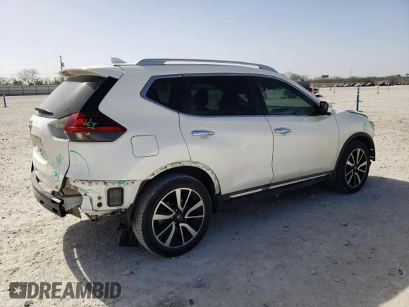 2019 Nissan Rogue S with VIN 5N1AT2MTXKC806601, listed as a Copart auction lot 49001305 with 68,982 mi miles and Salvage Title. Bid and sale history available at carsss.com. Image 3.