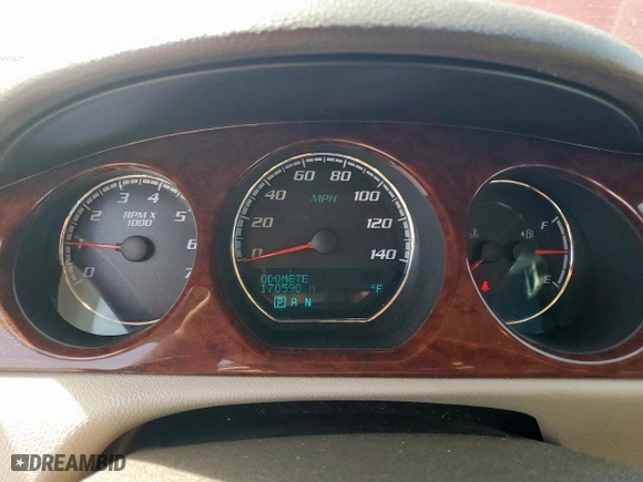 2009 Buick Lucerne CXL with VIN 1G4HD57M69U115622, listed as a Copart auction lot 50688245 with 170,590 mi miles and Salvage Title. Bid and sale history available at carsss.com. Image 9.