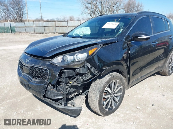2018 Kia Sportage EX with VIN KNDPNCAC9J7324292, listed as a IAAI auction lot 41859338 with 124,519 mi miles and . Bid and sale history available at carsss.com. Image 6.
