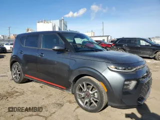 2022 Kia Soul Turbo with VIN KNDJ53AF0N7837226, listed as a Copart auction lot 89053435 with 61,408 mi miles and Salvage Title. Bid and sale history available at carsss.com. Image 4.