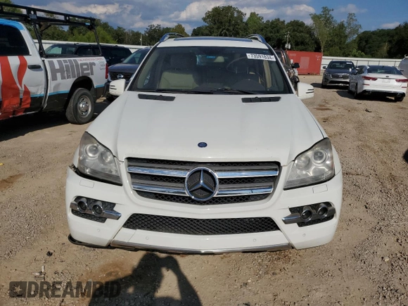 2011 Mercedes-Benz GL-Class GL 450 with VIN 4JGBF7BE0BA741833, listed as a Copart auction lot 73591834 with 0 mi miles and Salvage Title. Bid and sale history available at carsss.com. Image 5.