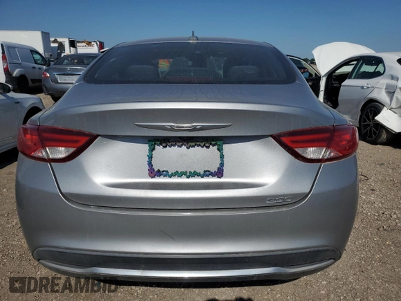 2015 Chrysler 200 Limited with VIN 1C3CCCAB1FN672686, listed as a Copart auction lot 52155565 with 117,710 mi miles and Salvage Title. Bid and sale history available at carsss.com. Image 6.