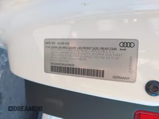 2019 Audi A5 Premium z VIN WAUSNAF53KA026928, wystawiony jako IAAI lot #41834053 z przebiegiem 78 282 mil mil oraz . Historia ofert i sprzedaży dostępna na DreamBid. Obrazek 9.