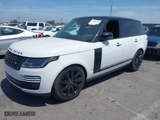 2021 Land Rover Range Rover Westminster with VIN SALGS2RUXMA446580, listed as a IAAI auction lot 42093231 with 45,416 mi miles. Bid and sale history available at carsss.com. Image 2.
