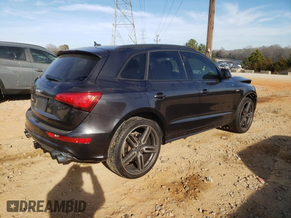 2015 Audi SQ5 Premium Plus with VIN WA1CGAFP2FA132676, listed as a Copart auction lot 36842154 with 133,805 mi miles. Bid and sale history available at carsss.com. Image 3.