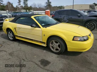 2003 Ford Mustang Deluxe with VIN 1FAFP44463F330050, listed as a Copart auction lot 48695145 with 116,740 mi miles and Salvage Title. Bid and sale history available at carsss.com. Image 4.