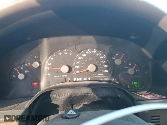2003 Ford Explorer XLT with VIN 1FMZU63K53ZA73534, listed as a Copart auction lot 86908544 with 173,831 mi miles and Salvage title. Bid and sale history available at DreamBid. Image 9.