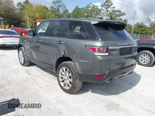 2016 Land Rover Range Rover Sport HSE with VIN SALWR2VF4GA556933, listed as a IAAI auction lot 41757697 with 50,558 mi miles and . Bid and sale history available at DreamBid. Image 3.