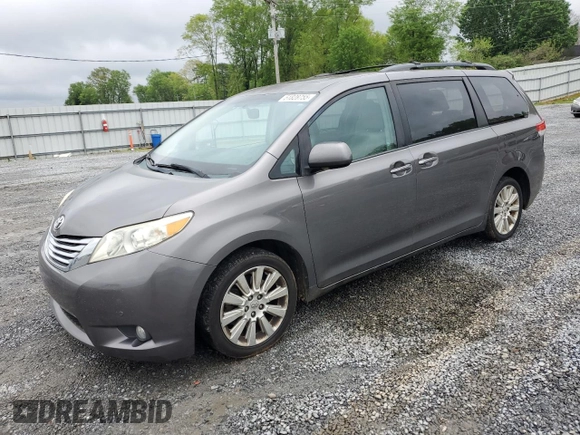 2011 Toyota Sienna XLE AAS with VIN 5TDYK3DC9BS048275, listed as a Copart auction lot 51828755 with 290,413 mi miles and Salvage Title. Bid and sale history available at DreamBid. Image 1.