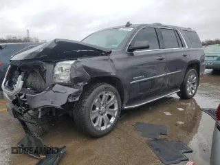 2016 GMC Yukon Denali with VIN 1GKS2CKJ4GR369125, listed as a Copart auction lot 49224914 with 149,356 mi miles and Salvage Title. Bid and sale history available at carsss.com. Image 1.