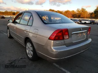 2002 Honda Civic EX with VIN 2HGES26762H538962, listed as a Copart auction lot 55504325 with 87,896 mi miles and Non Repairable. Bid and sale history available at DreamBid. Image 3.