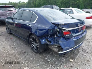 2016 Honda Accord Sport z VIN 1HGCR2F59GA046384, wystawiony jako IAAI lot #42460840 z przebiegiem 184 329 mil mil oraz . Historia ofert i sprzedaży dostępna na DreamBid. Obrazek 3.