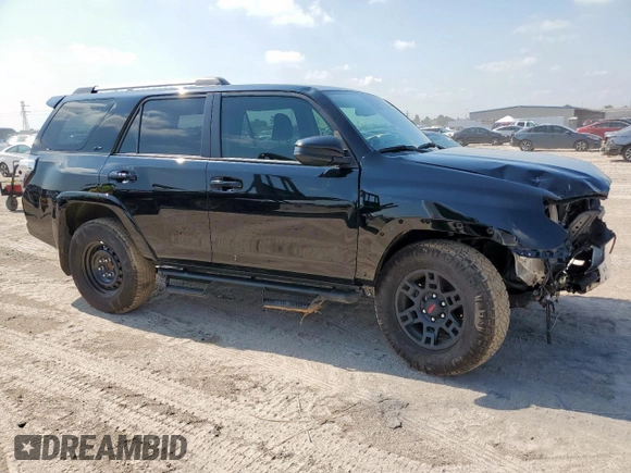 2023 Toyota 4Runner SR5 with VIN JTEEU5JR6P5280360, listed as a Copart auction lot 57840145 with 40,435 mi miles and Salvage title. Bid and sale history available at DreamBid. Image 4.