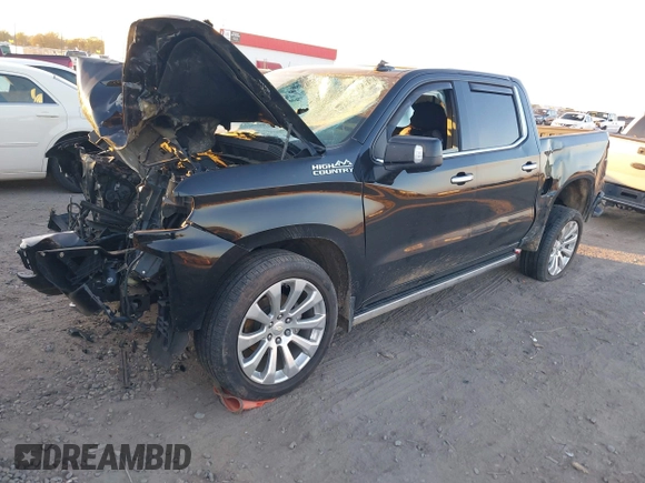 2020 Chevrolet Silverado 1500 High Country with VIN 3GCUYHEL1LG426016, listed as a IAAI auction lot 40962860 with 1 mi miles. Bid and sale history available at carsss.com. Image 23.