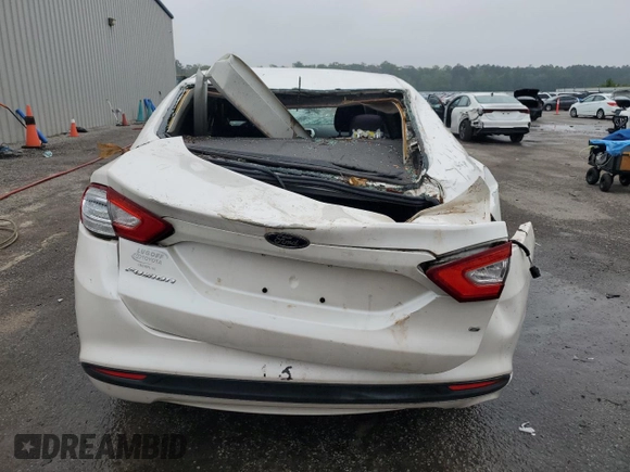 2013 Ford Fusion SE with VIN 3FA6P0H70DR160771, listed as a Copart auction lot 58441865 with 153,730 mi miles and Salvage title. Bid and sale history available at DreamBid. Image 6.