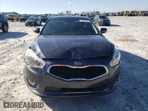 2014 Kia Cadenza Premium with VIN KNALN4D75E5134135, listed as a Copart auction lot 84601824 with 77,871 mi miles and Salvage Title. Bid and sale history available at carsss.com. Image 5.