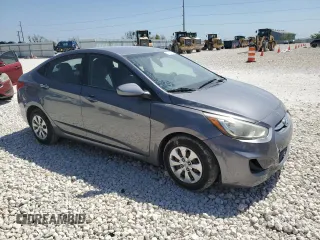 2017 Hyundai Accent SE with VIN KMHCT4AE4HU310352, listed as a Copart auction lot 50322535 with 108,815 mi miles and Salvage Title. Bid and sale history available at carsss.com. Image 4.