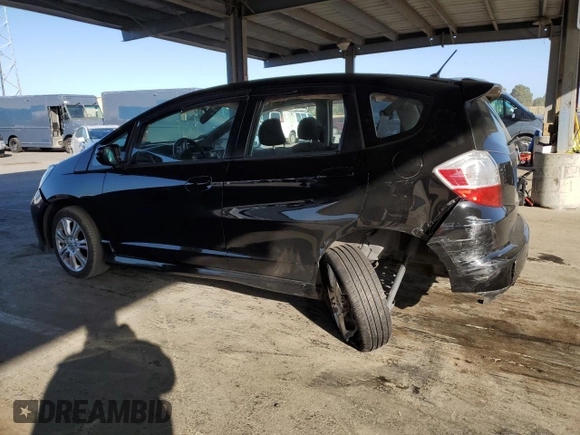 2010 Honda Fit Sport with VIN JHMGE8H46AS027813, listed as a Copart auction lot 52589035 with 212,672 mi miles and Salvage Title. Bid and sale history available at carsss.com. Image 2.