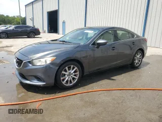 2015 Mazda 6 i Sport with VIN JM1GJ1U59F1219422, listed as a Copart auction lot 54201285 with 202,686 mi miles and Salvage Title. Bid and sale history available at DreamBid. Image 1.