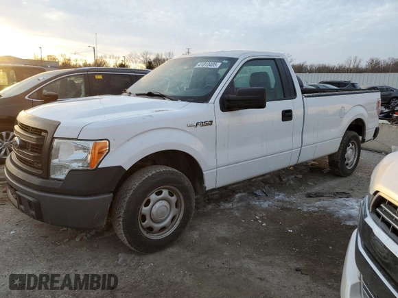 2013 Ford F-150 XL with VIN 1FTNF1CT6DKE88817, listed as a Copart auction lot 41810485 with 200,168 mi miles and Salvage Title. Bid and sale history available at carsss.com. Image 1.