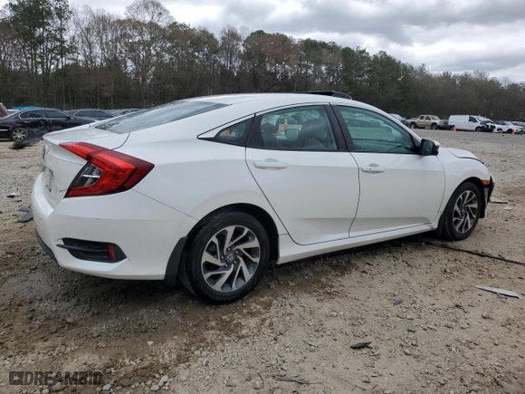 2016 Honda Civic Sedan EX with VIN 19XFC2F7XGE047393, listed as a Copart auction lot 49850215 with 91,223 mi miles and Salvage Title. Bid and sale history available at carsss.com. Image 3.