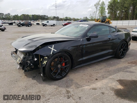 2018 Ford Mustang GT with VIN 1FA6P8CF8J5159296, listed as a Copart auction lot 49684945 with 27,669 mi miles and Salvage title. Bid and sale history available at DreamBid. Image 1.