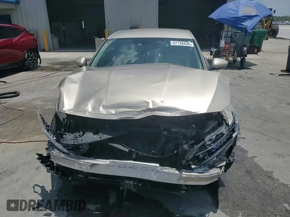 2019 Honda Accord with VIN 1HGCV3F17KA016274, listed as a Copart auction lot 57728435 with 121,223 mi miles and Non repairable. Bid and sale history available at DreamBid. Image 14.