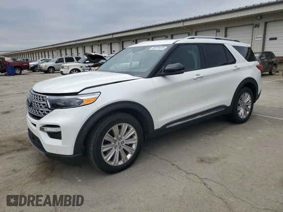 2023 Ford Explorer Limited z VIN 1FMSK8FH1PGC04138, wystawiony jako Copart lot #50731415 z przebiegiem 9 028 mil mil oraz Szkoda całkowita • Salvage title. Historia ofert i sprzedaży dostępna na DreamBid. Obrazek 1.