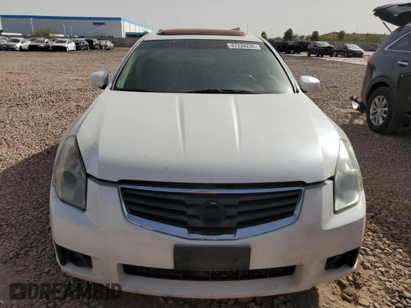2008 Nissan Maxima 3.5 SL with VIN 1N4BA41E38C806860, listed as a Copart auction lot 47228235 with 140,832 mi miles and Salvage Title. Bid and sale history available at carsss.com. Image 5.
