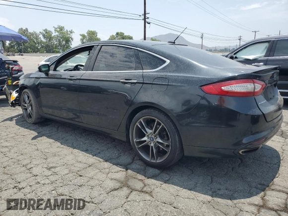 2013 Ford Fusion Titanium with VIN 3FA6P0K98DR103180, listed as a Copart auction lot 59403085 with 184,087 mi miles and Salvage title. Bid and sale history available at DreamBid. Image 2.