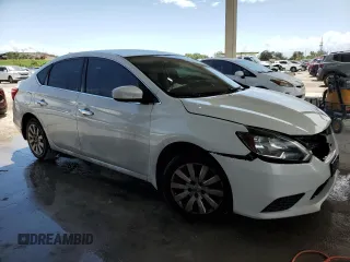 2017 Nissan Sentra S with VIN 3N1AB7AP6HY368397, listed as a Copart auction lot 52300305 with 96,647 mi miles and Salvage Title. Bid and sale history available at carsss.com. Image 4.