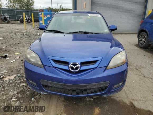 2007 Mazda 3 S Sport with VIN JM1BK144371600313, listed as a Copart auction lot 72448064 with 166,494 mi miles and Salvage Title. Bid and sale history available at DreamBid. Image 5.