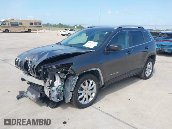2017 Jeep Cherokee Limited z VIN 1C4PJLDB2HW503255, wystawiony jako IAAI lot #42249578 z przebiegiem 46 528 mil mil oraz . Historia ofert i sprzedaży dostępna na DreamBid. Obrazek 2.